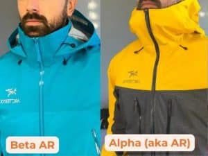 Arc'teryx Alpha vs Beta: Gore-Tex Pro items
