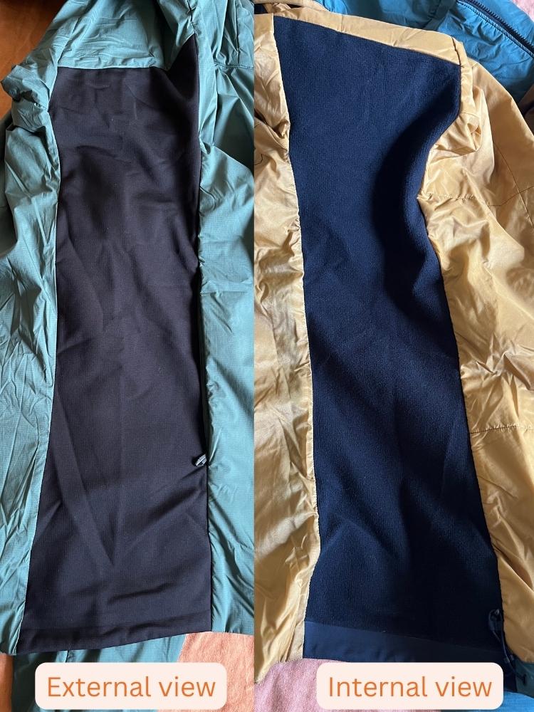 Atom side fleece panels
