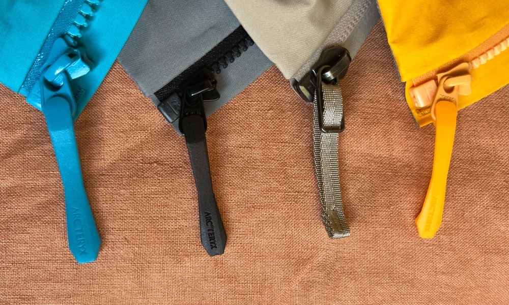 Arc'teryx Beta vs LT vs Lightweight vs AR Zipper Pulls