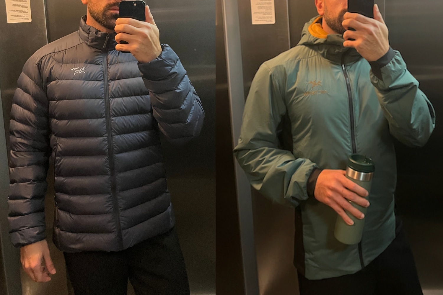 Comparing Arc'teryx Atom vs Cerium. I own both.