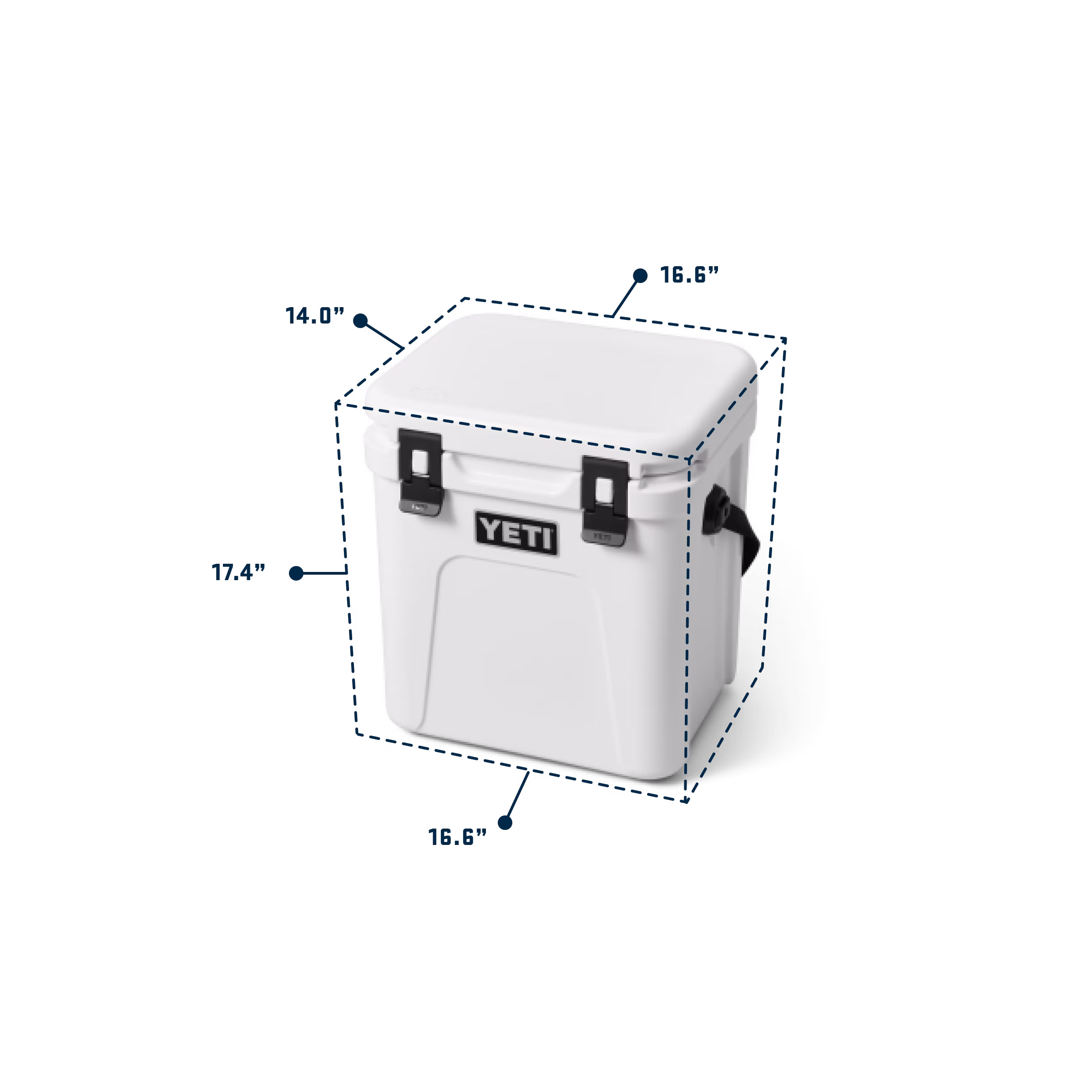 YETI Roadie 24 exterior dimensions
