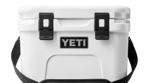 YETI Roadie 15 QuickLatch latches for simple, one-handed cooler access
