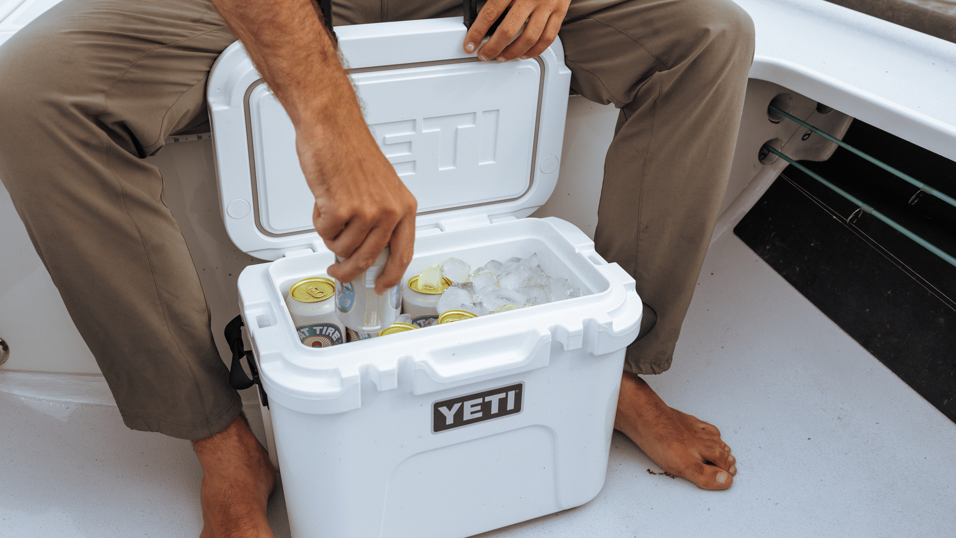 The new YETI Roadie 15 can fit a 12-pack of standard sized cans with ice