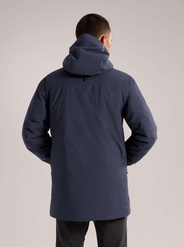 Therme Parka Black Sapphire back view