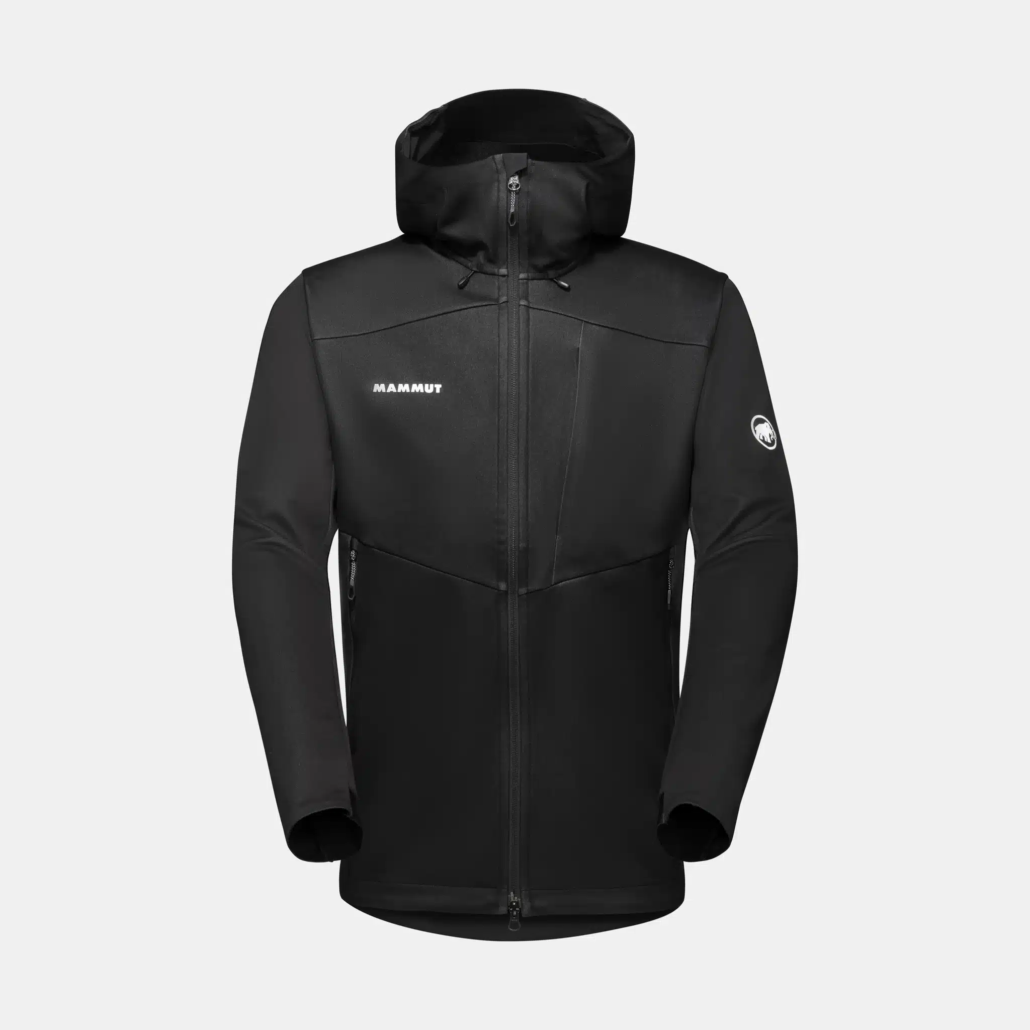 Mammut Ultimate VII SO men's soft shell jacket in black.