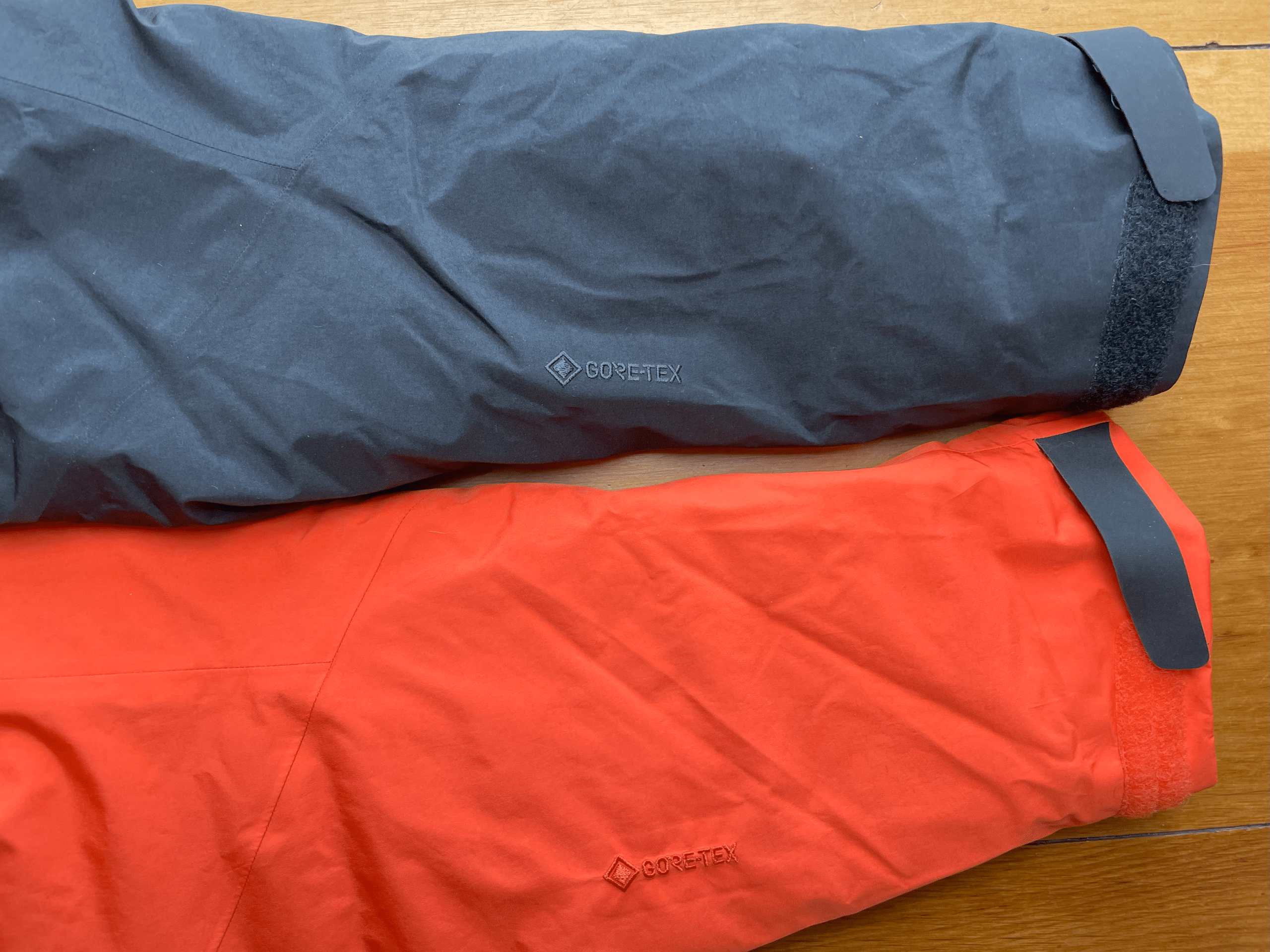 The cuffs on the Arc'teryx Beta Insulated and Beta Down Insulated are the same.