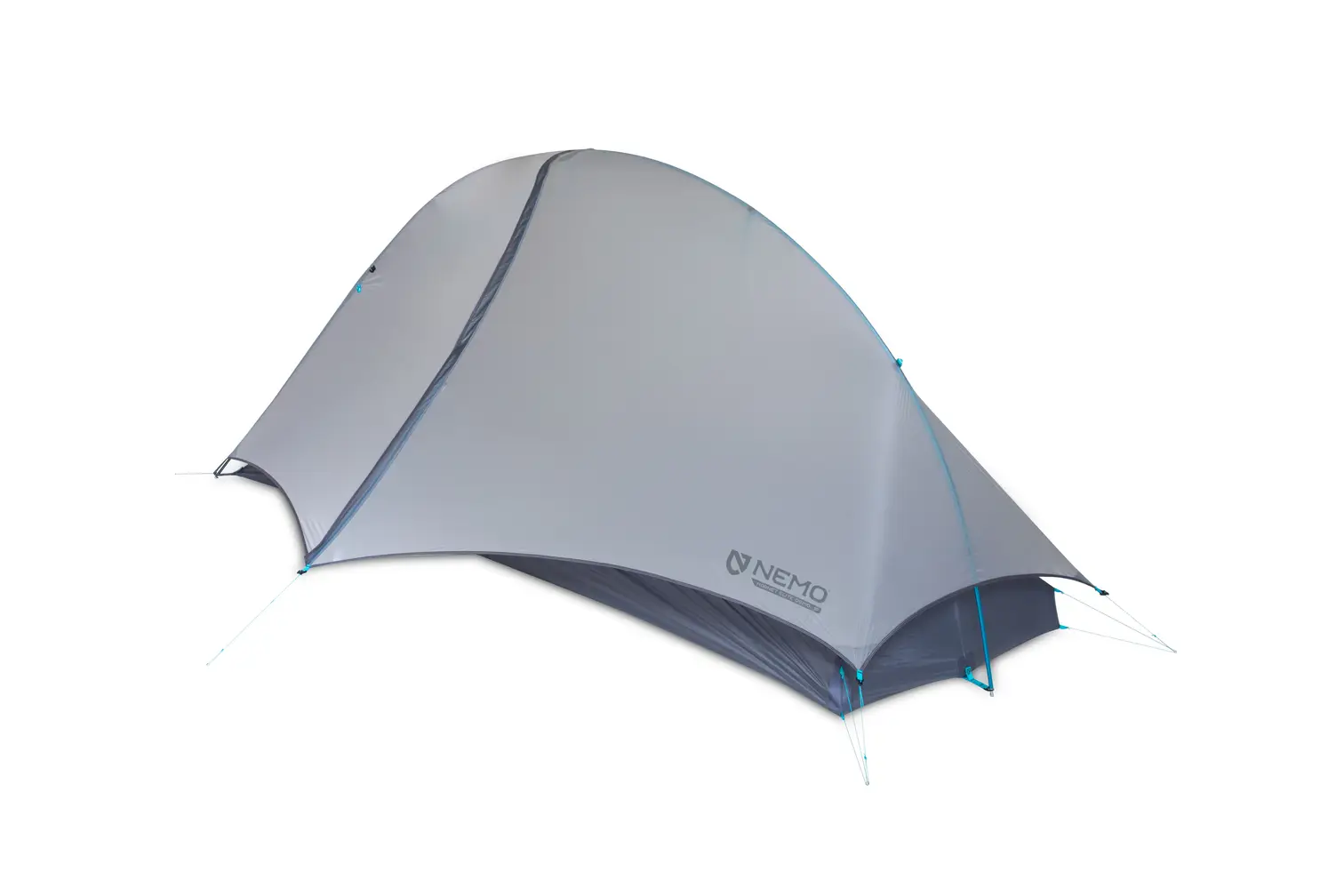 Nemo Hornet Elite OSMO 1 A NEMO Hornet Elite OSMO 1 ultralight backpacking tent with rainfly closed.