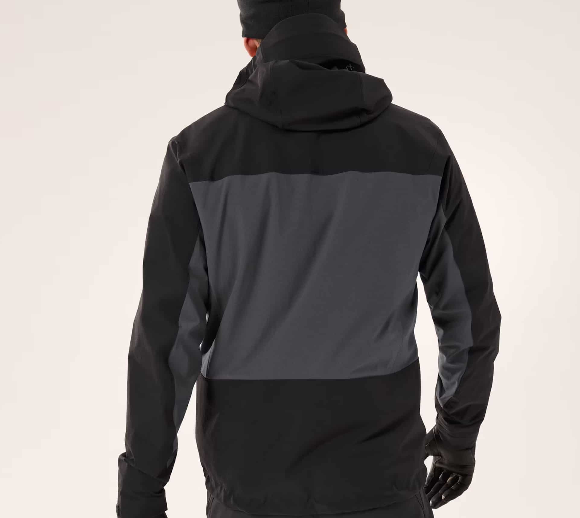 The back of the new Arc'teryx Serratus Hoody