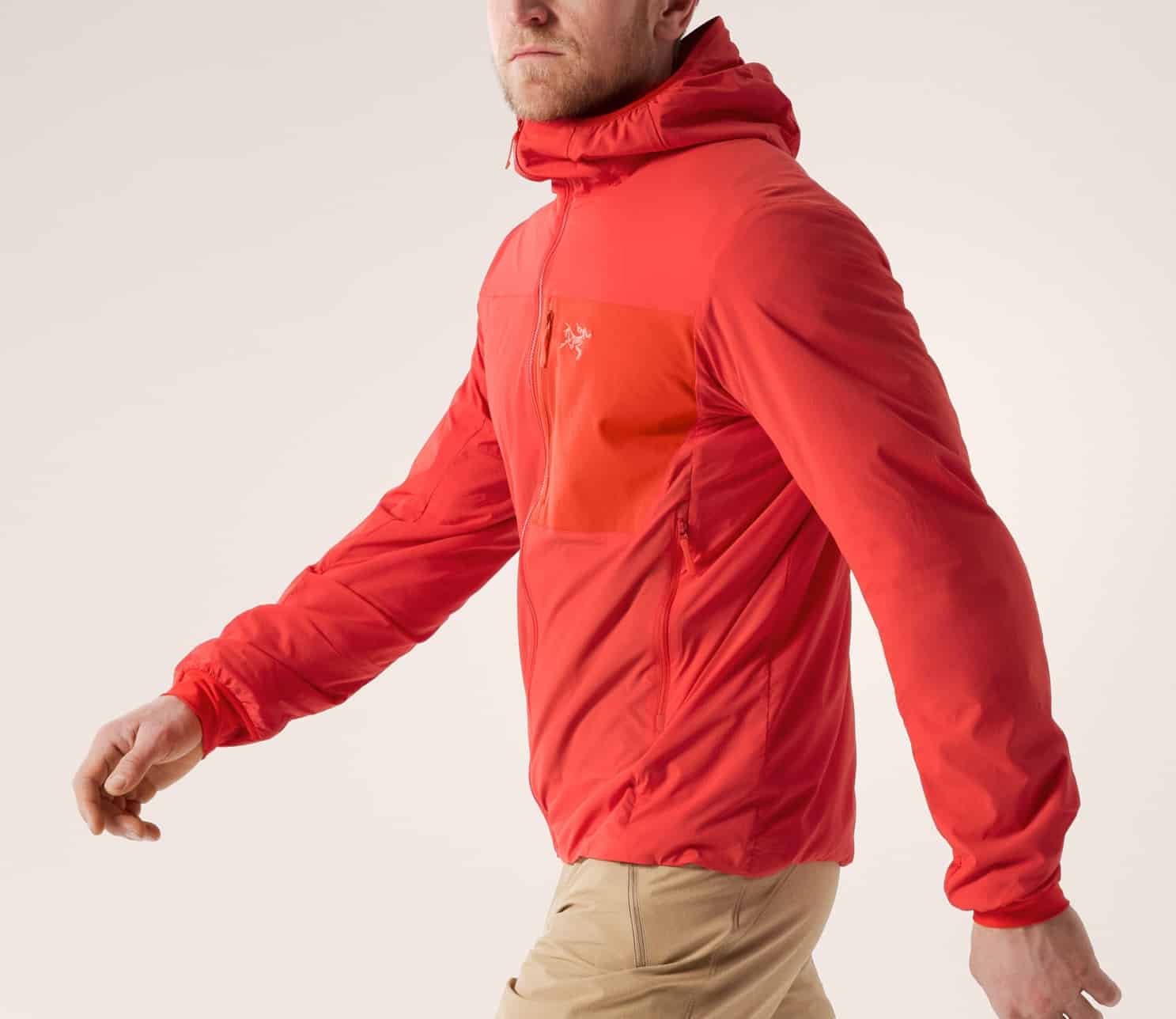 Arc'teryx Proton SL Hoody in men's side active view