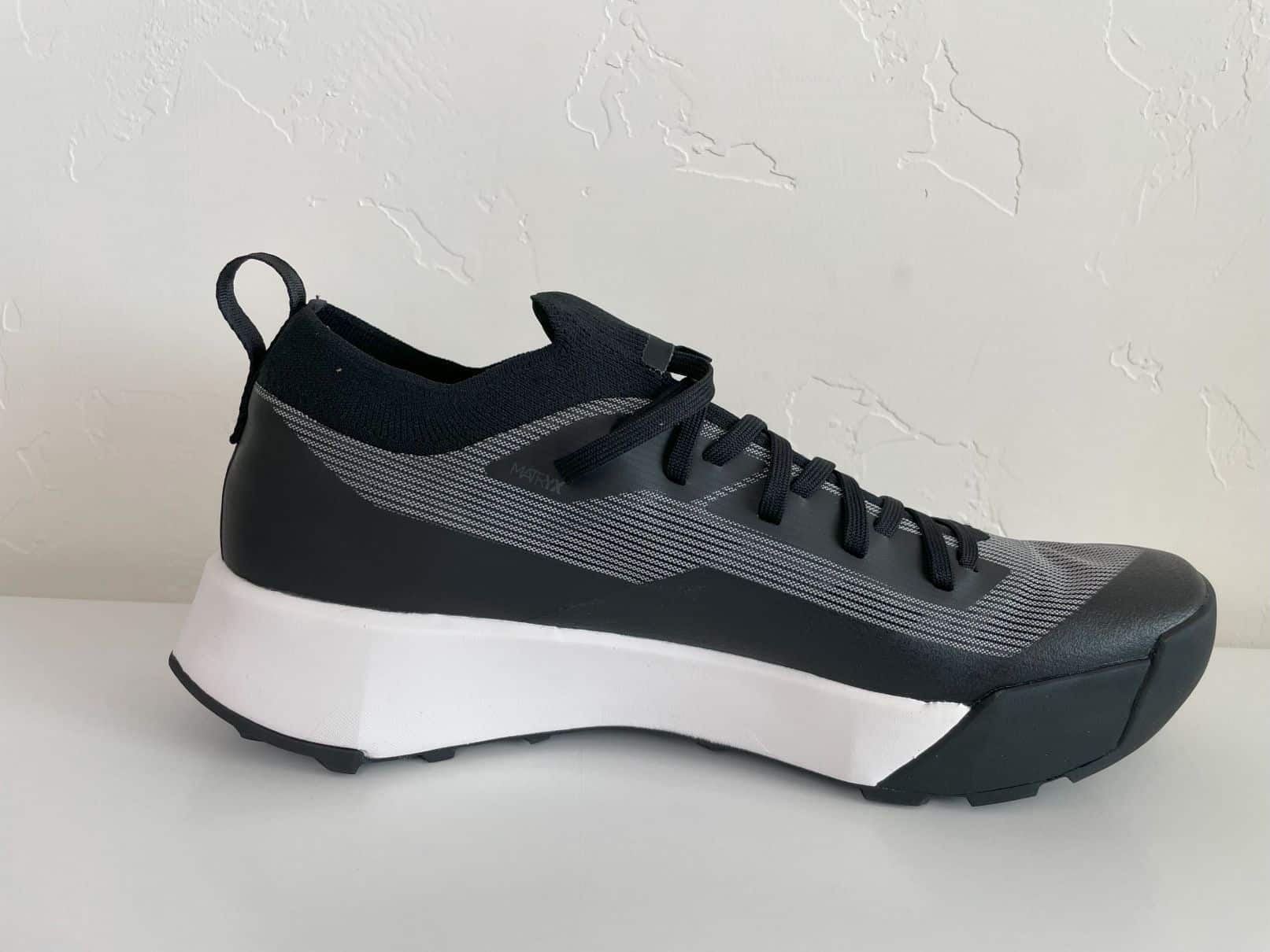 The instep of the Arc'teryx Vertex Speed Low trail running shoe