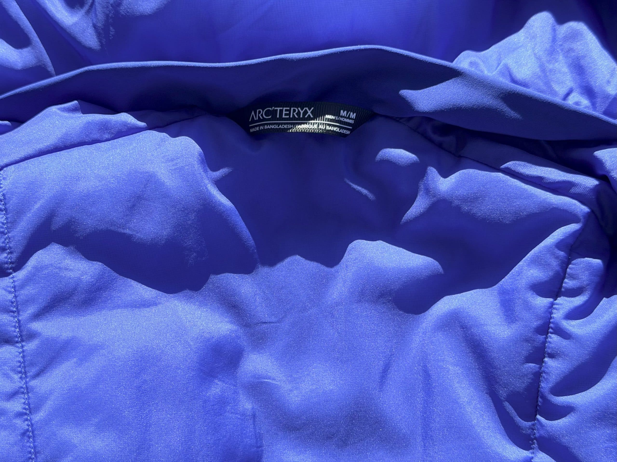 The liner on the Arc'teryx Atom SV jacket.