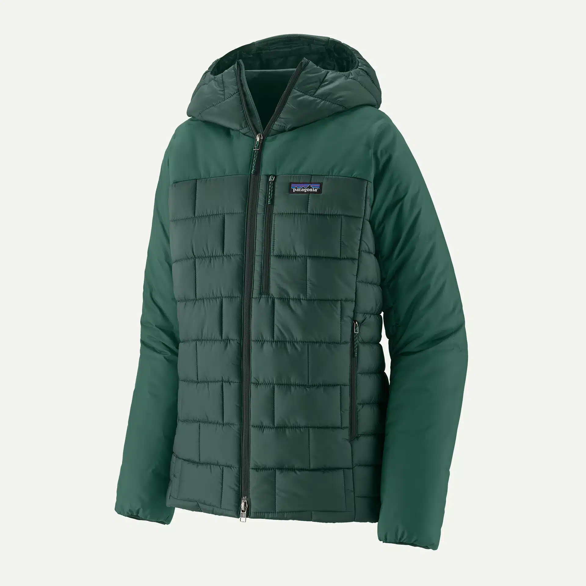 patagonia_hi_loft_nano_puff_womens The women's Patagonia Hi-Loft Nano Puff Hoody in Cascade green.