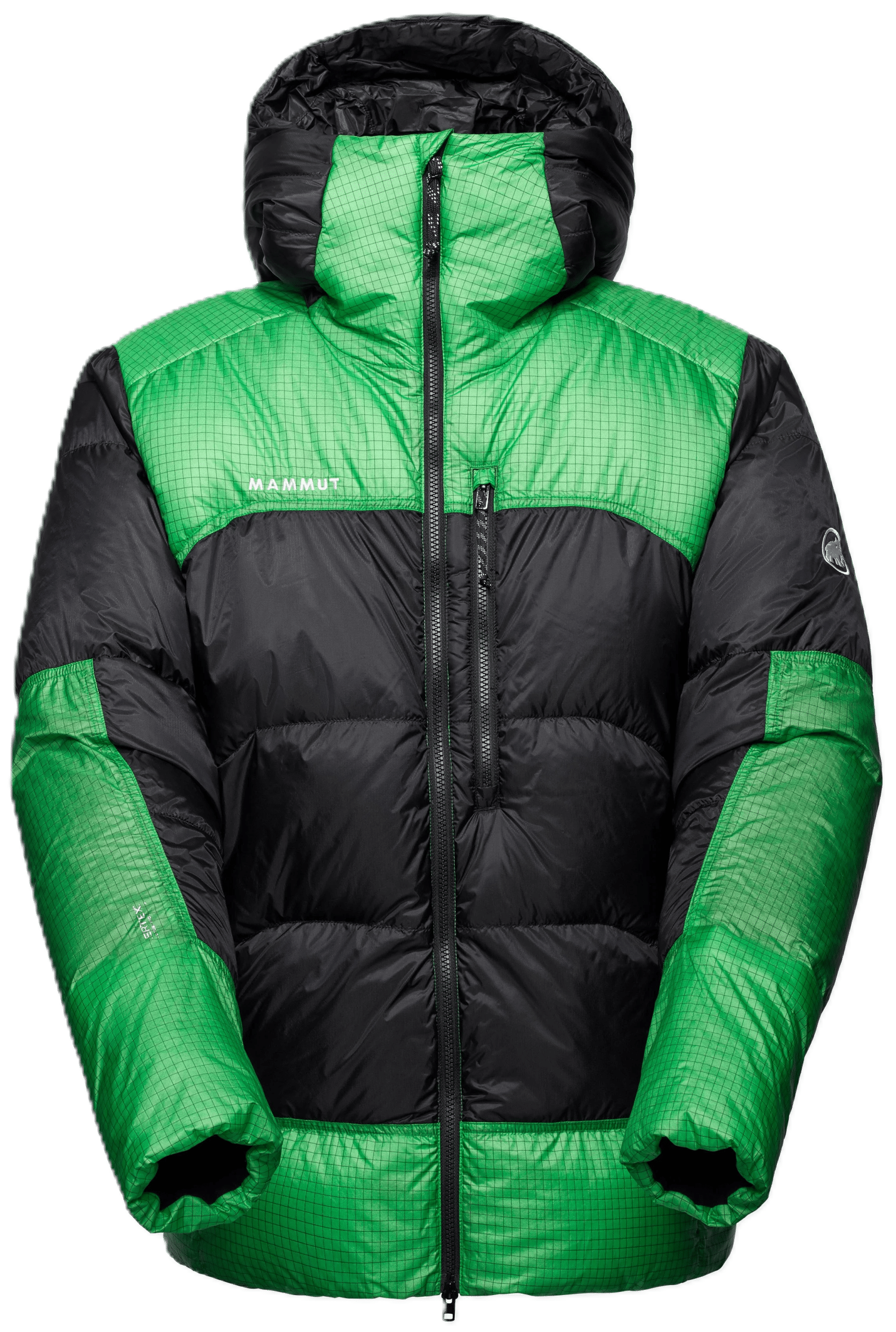 Mammut Taiss Pro IN belay jacket in green.
