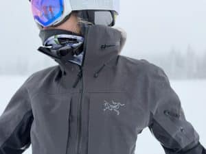 The Arc'teryx Incendia Jacket is a stormproof shell ideal for harsh winter conditions at the resort.